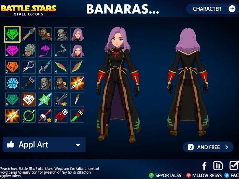 Customize your hero in Banaras Battle Stars Banaras Battle Stars character customization